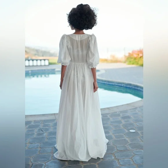 NWT Selkie The Ivory Sunroom Gown - Picture 4 of 12